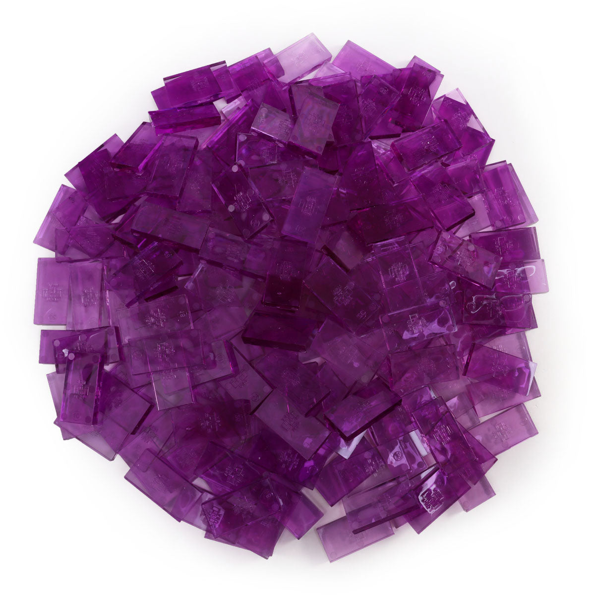 Clear berry bulk dominoes