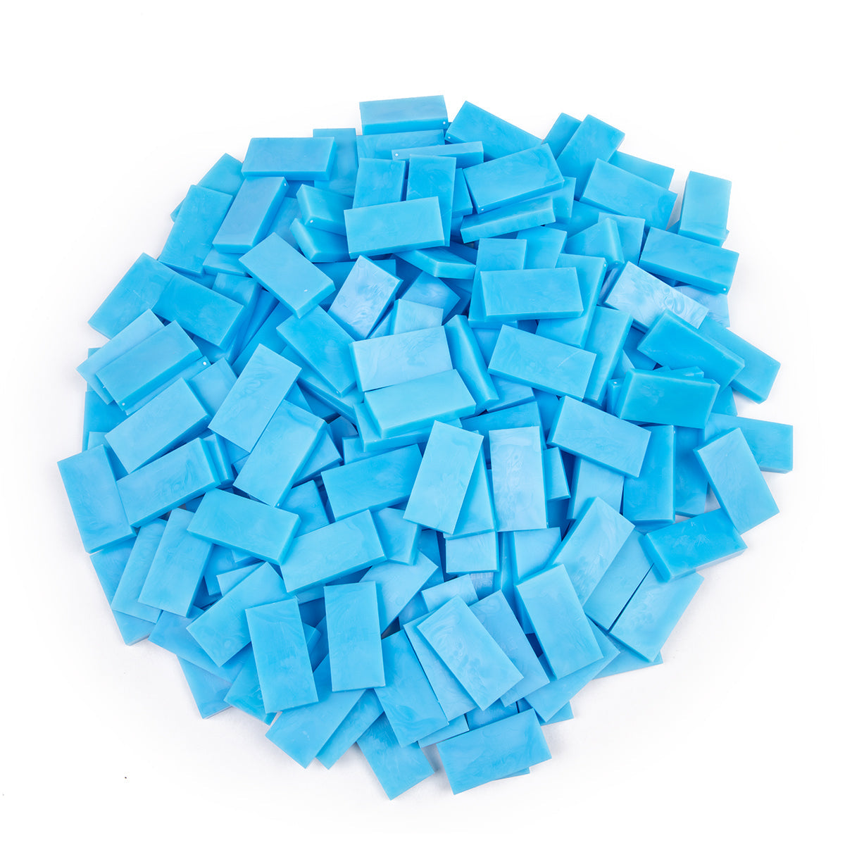 Bulk Dominoes Sky Blue Pile
