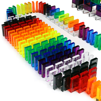 Bulk Dominoes Artisan Kit clear field