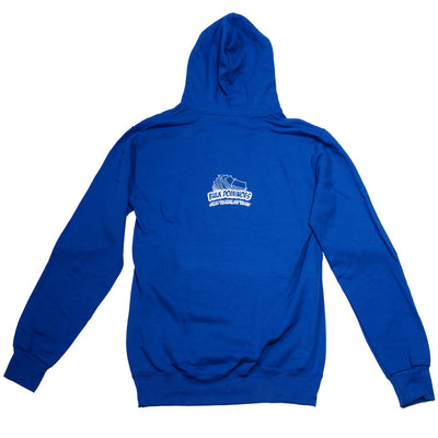 blue tech hoodie back