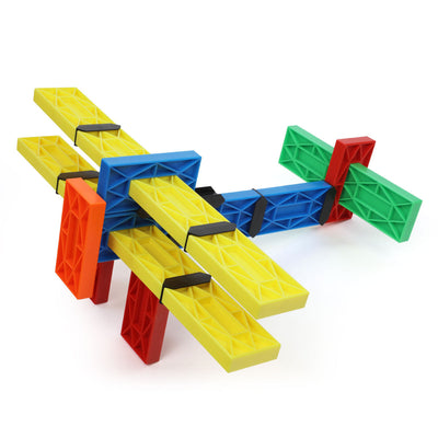 larger than earth dominoes called blokix plan of the biplane type