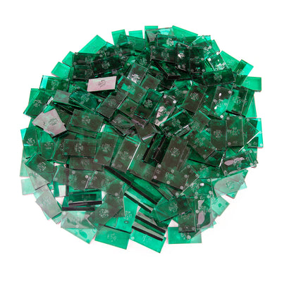 Clear Jade Dominoes pile of success