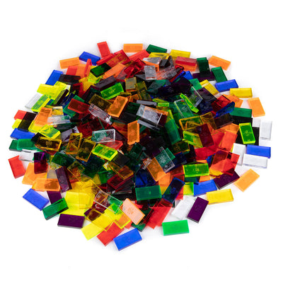 Clear Mixed assorted dominoes bulk dominoes massive pile