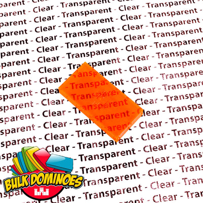 Clear neon orange close up extreme clear