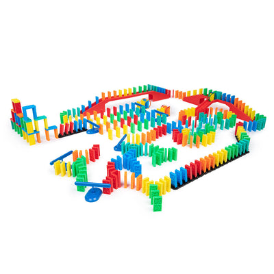 bulk dominoes Kinetic dominoes 300 pieces side wide view