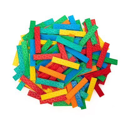 Kinetic Planks pile of mixed colors