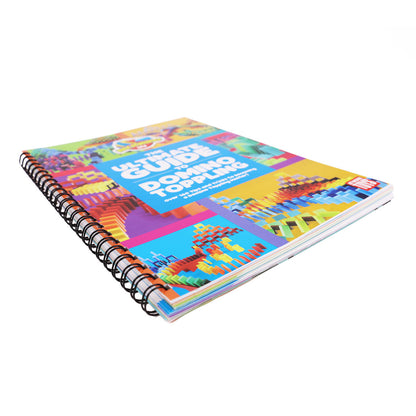 Bulk Dominoes The Ultimate Guide To Domino Toppling Spiral Bound flat thing