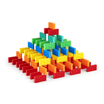 Kinetic Domino Toppling Kit Pryamid creation