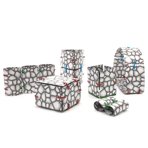 Creative Card Builder Castle Blocks of stone